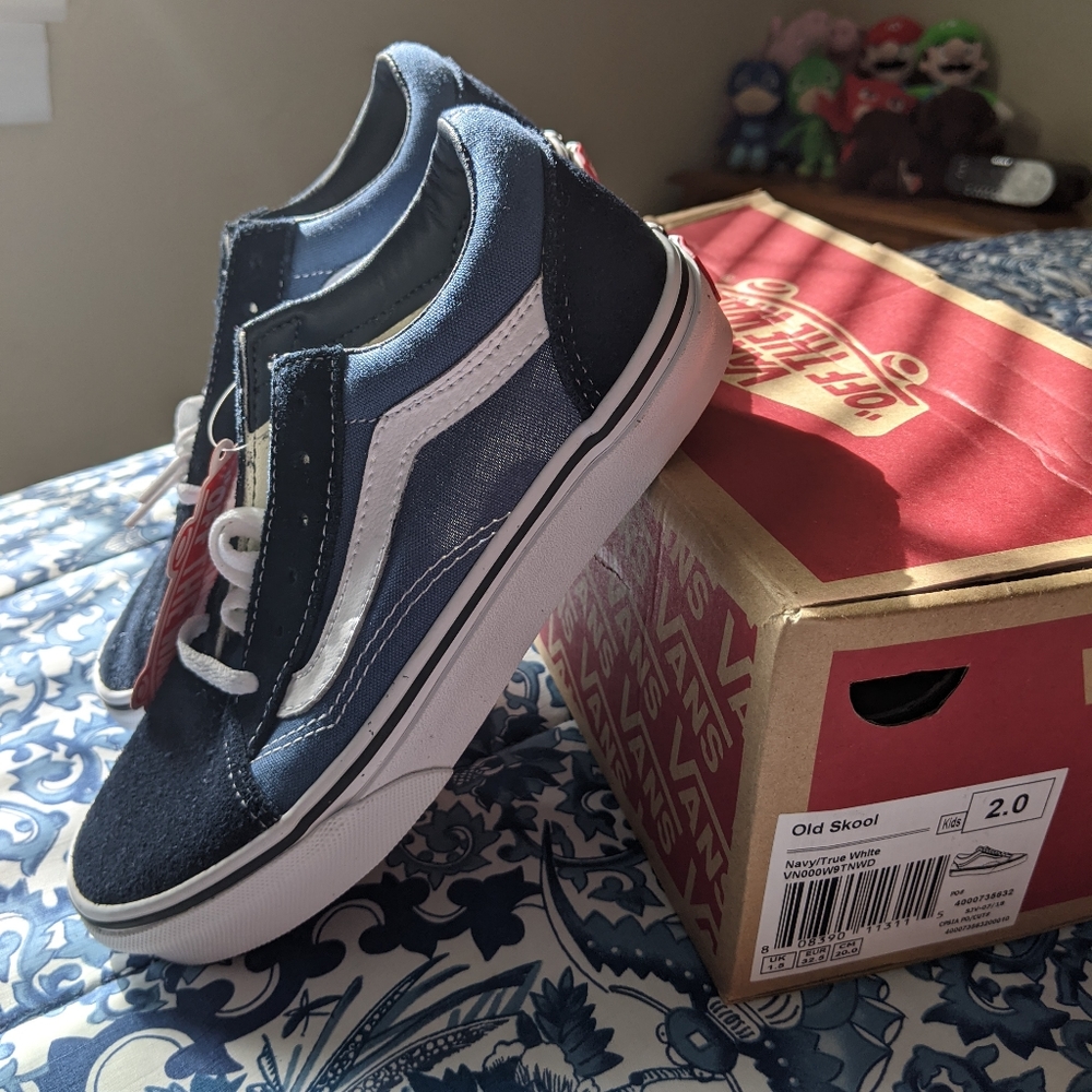Kids Vans Old Skool Navy